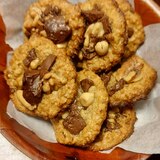 簡単☆オートミールのナッツとチョコのクッキー